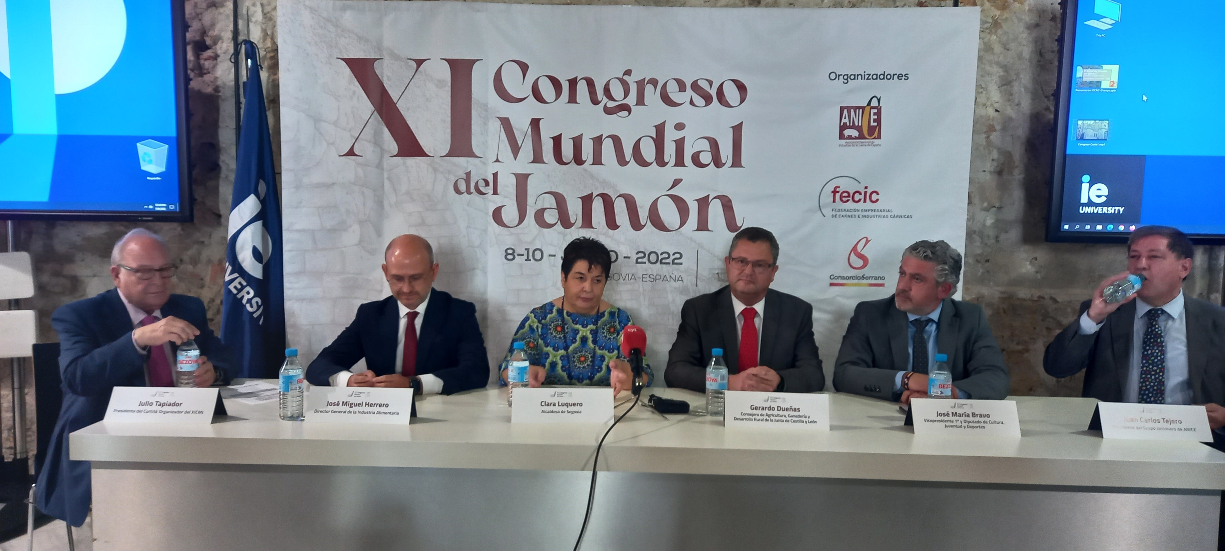 300 profesionales participan en el Congreso Mundial del Jamón, que se celebrará en Segovia del 8 al 10 de Junio 300 profesionales participan en el Congreso Mundial del Jamón, que se celebrará en Segovia del 8 al 10 de Junio