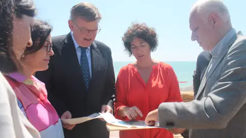 Las obras de estabilización de la playa de Almenara acabarán antes de julio