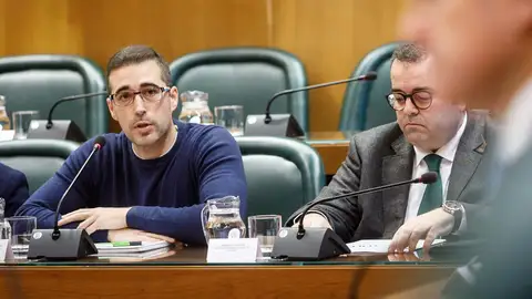 Pablo Palomar y Manuel Torralba durante su participación en la reunión
