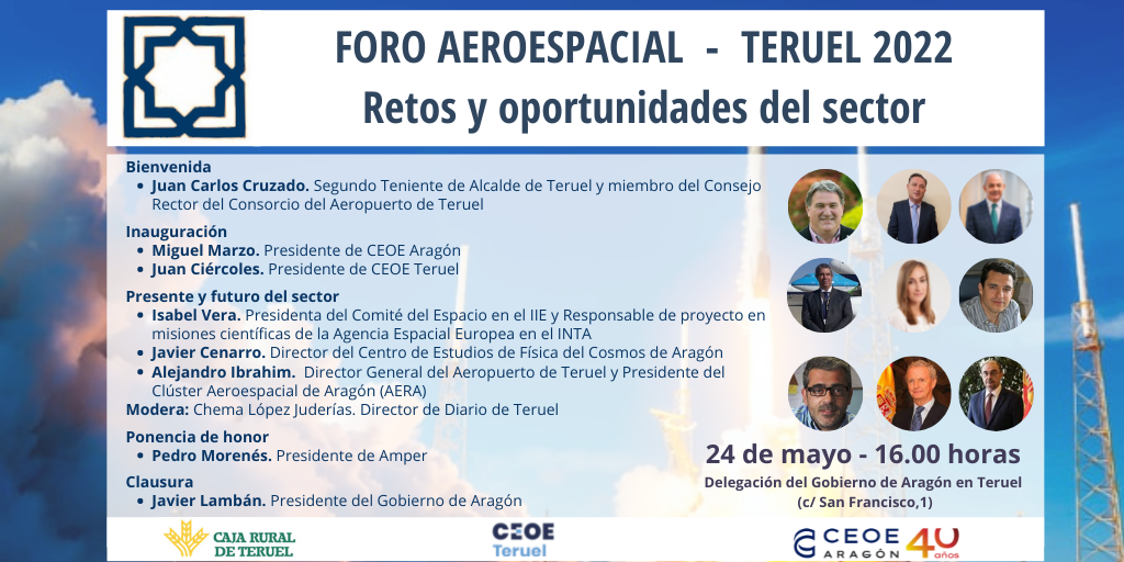 Teruel acogerá el Foro Aeroespacial Teruel acogerá el Foro Aeroespacial