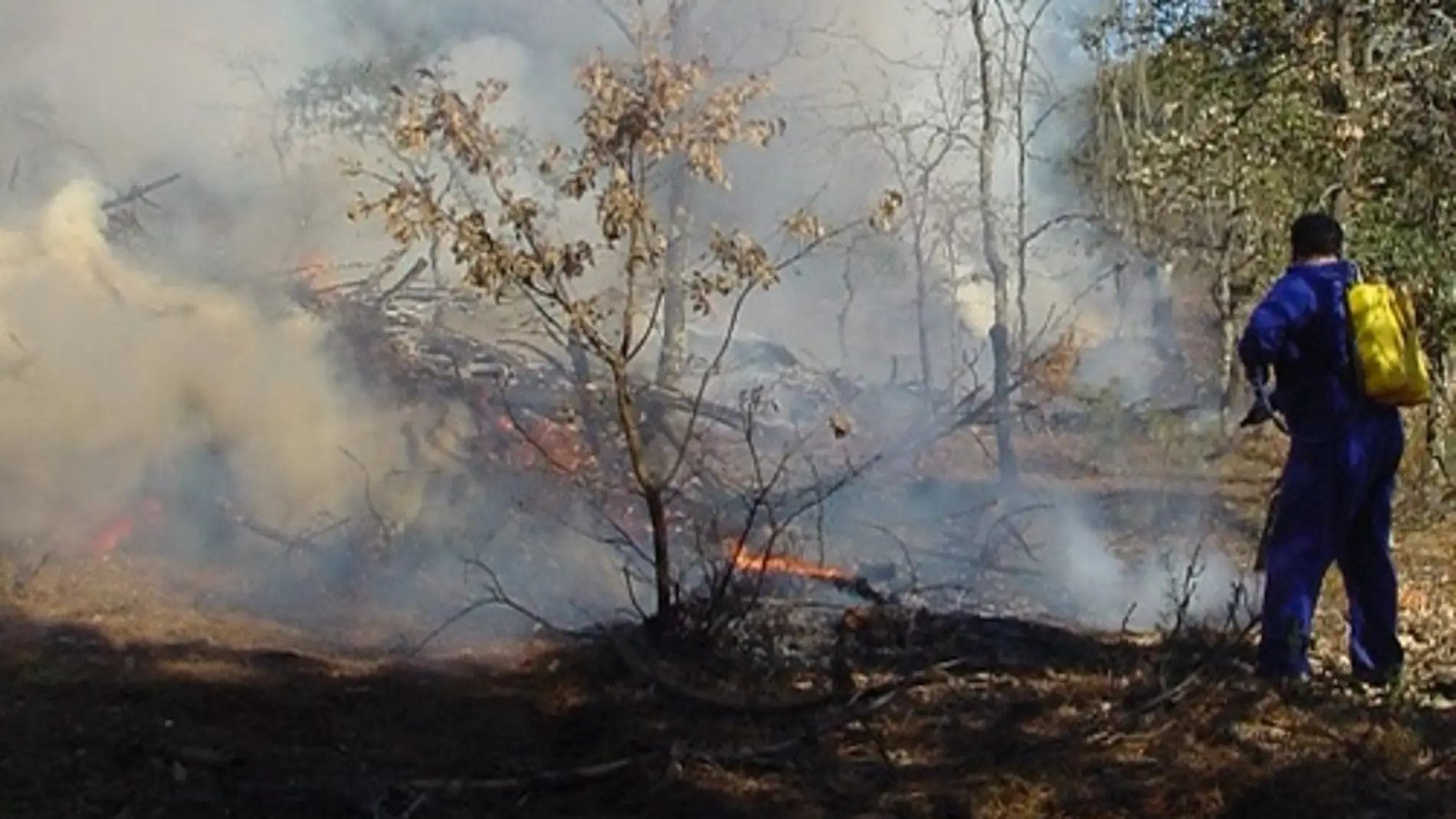 Desde el miércoles 11 de mayo quedará prohibida la quema restos vegetales amontonados en Extremadura