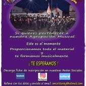 Cartel de la Agrupación Musical Stmo. Cristo Rey