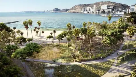 Uno de los proyectos es la regeneración del entorno de la playa de La Almadraba