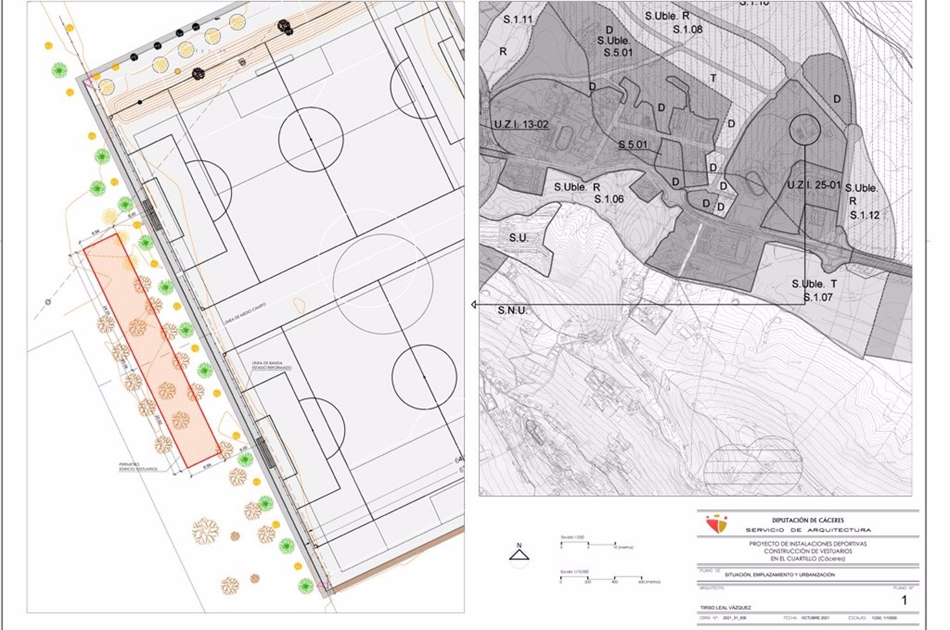 La Diputación de Cáceres licita por 500.000 euros la construcción de nuevos vestuarios en El Cuartillo La Diputación de Cáceres licita por 500.000 euros la construcción de nuevos vestuarios en El Cuartillo