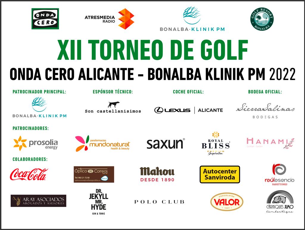 Arranca el XII Torneo de Golf Onda Cero Alicante-Bonalba Klinik PM 2022 Arranca el XII Torneo de Golf Onda Cero Alicante-Bonalba Klinik PM 2022