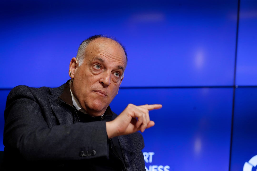 Tebas: "Creo que Mbappé jugará en el Real Madrid" Tebas: "Creo que Mbappé jugará en el Real Madrid"