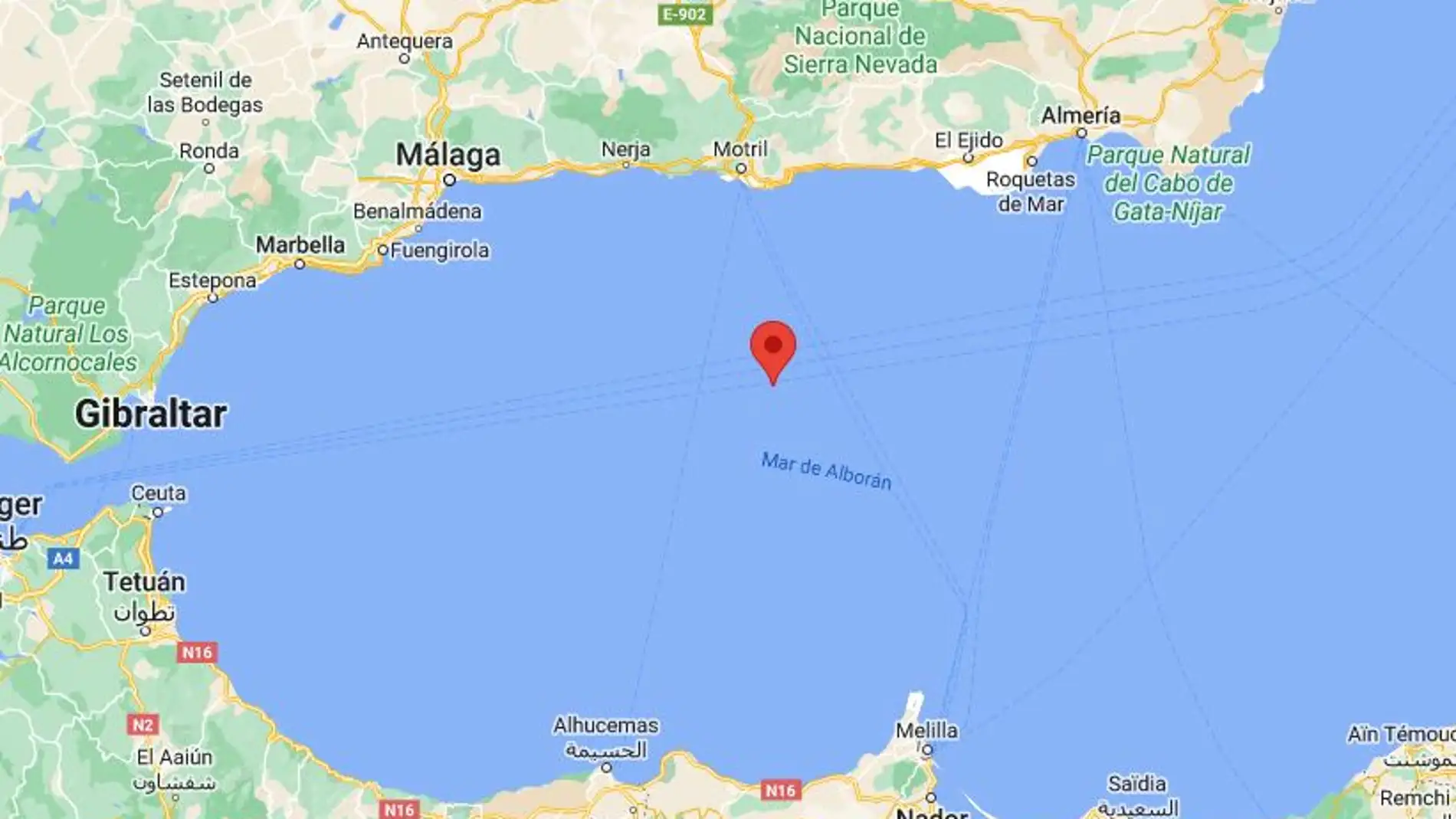 Un terremoto de magnitud 5 sacude Melilla, Málaga, Almería y Granada