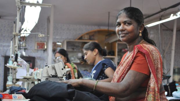 Mujer de la India - Comercio Justo