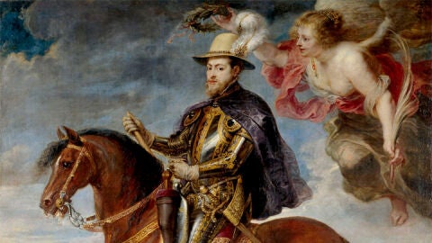 Felipe II a caballo 