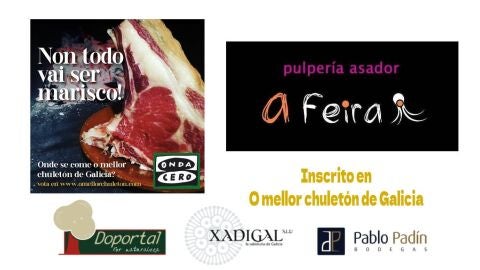 Pulper&iacute;a Asador A Feira inscrita en o mellor chulet&oacute;n de Galicia