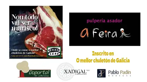 Pulpería Asador A Feira Pulpería Asador A Feira inscrita en o mellor chuletón de Galicia