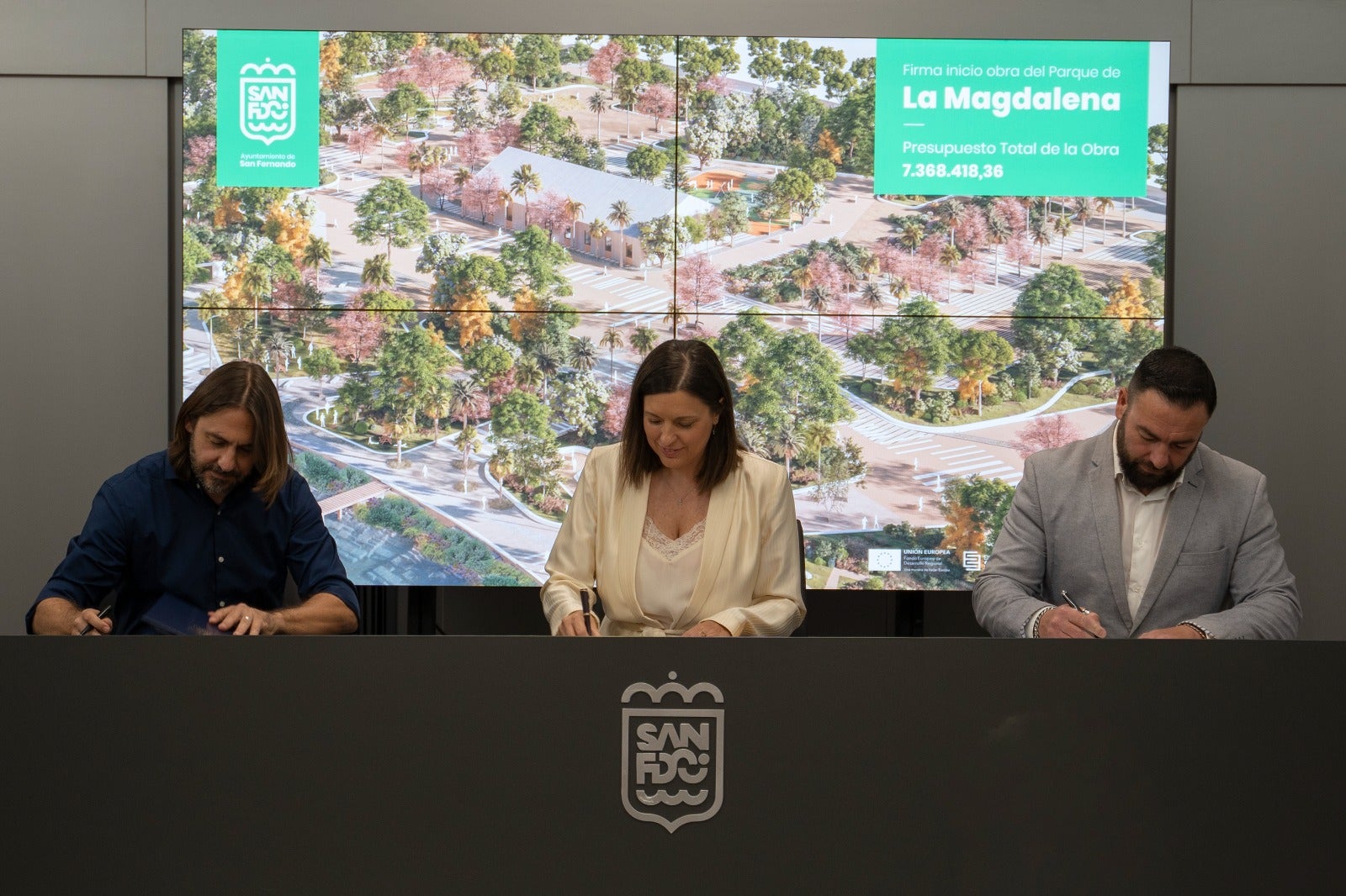 Las máquinas llegarán al parque de La Magdalena esta semana Las máquinas llegarán al parque de La Magdalena esta semana