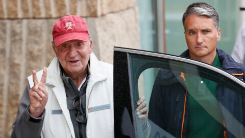 El rey Juan Carlos en su &uacute;ltimo d&iacute;a de regatas este domingo en Sanxenxo/EFE/ Lavandeira Jr