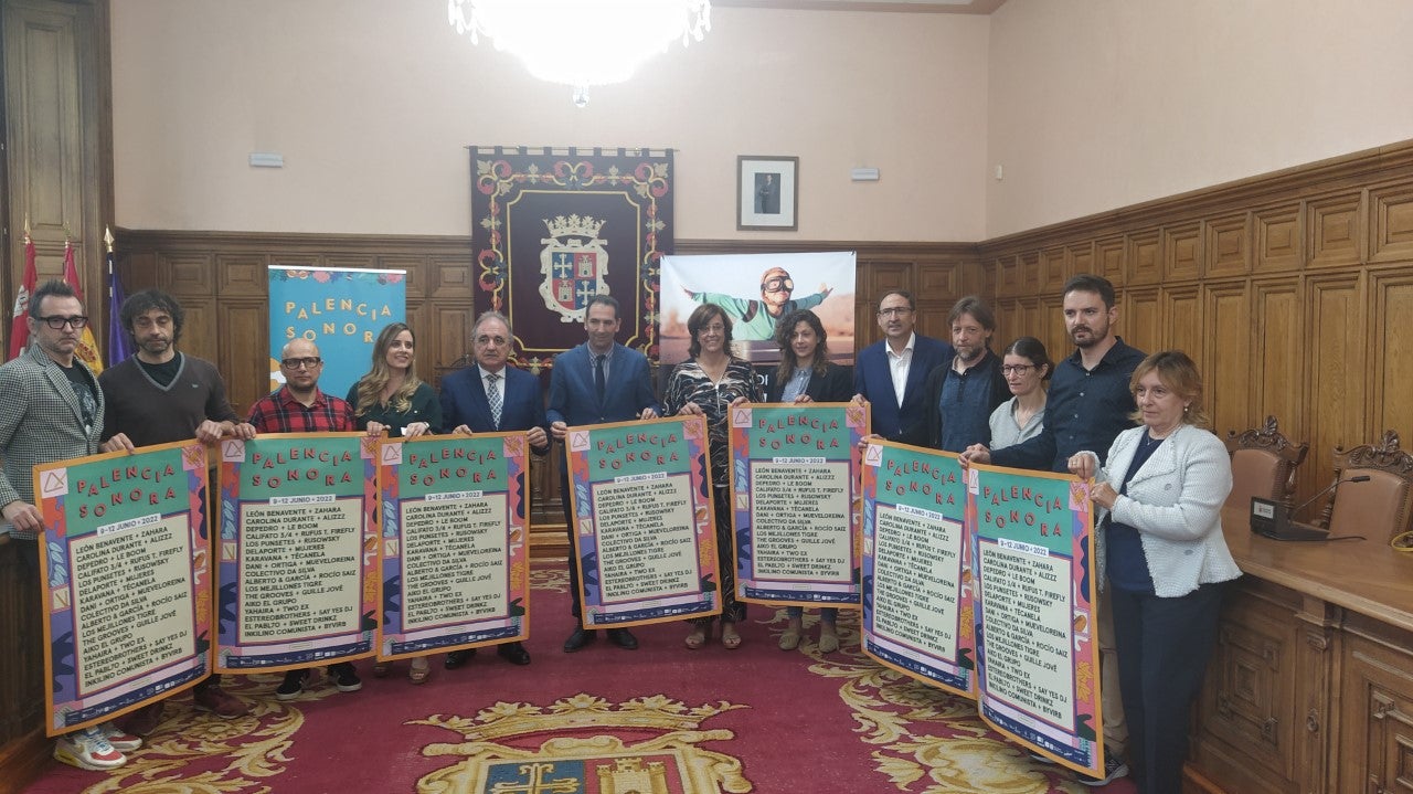 Un cartel con 34 grupos y artistas y un amplio programa de actividades paralelas protagonizan el Palencia Sonora 2022 Un cartel con 34 grupos y artistas y un amplio programa de actividades paralelas protagonizan el Palencia Sonora 2022