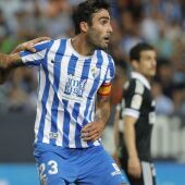 Málaga - Burgos, Escassi en La Rosaleda