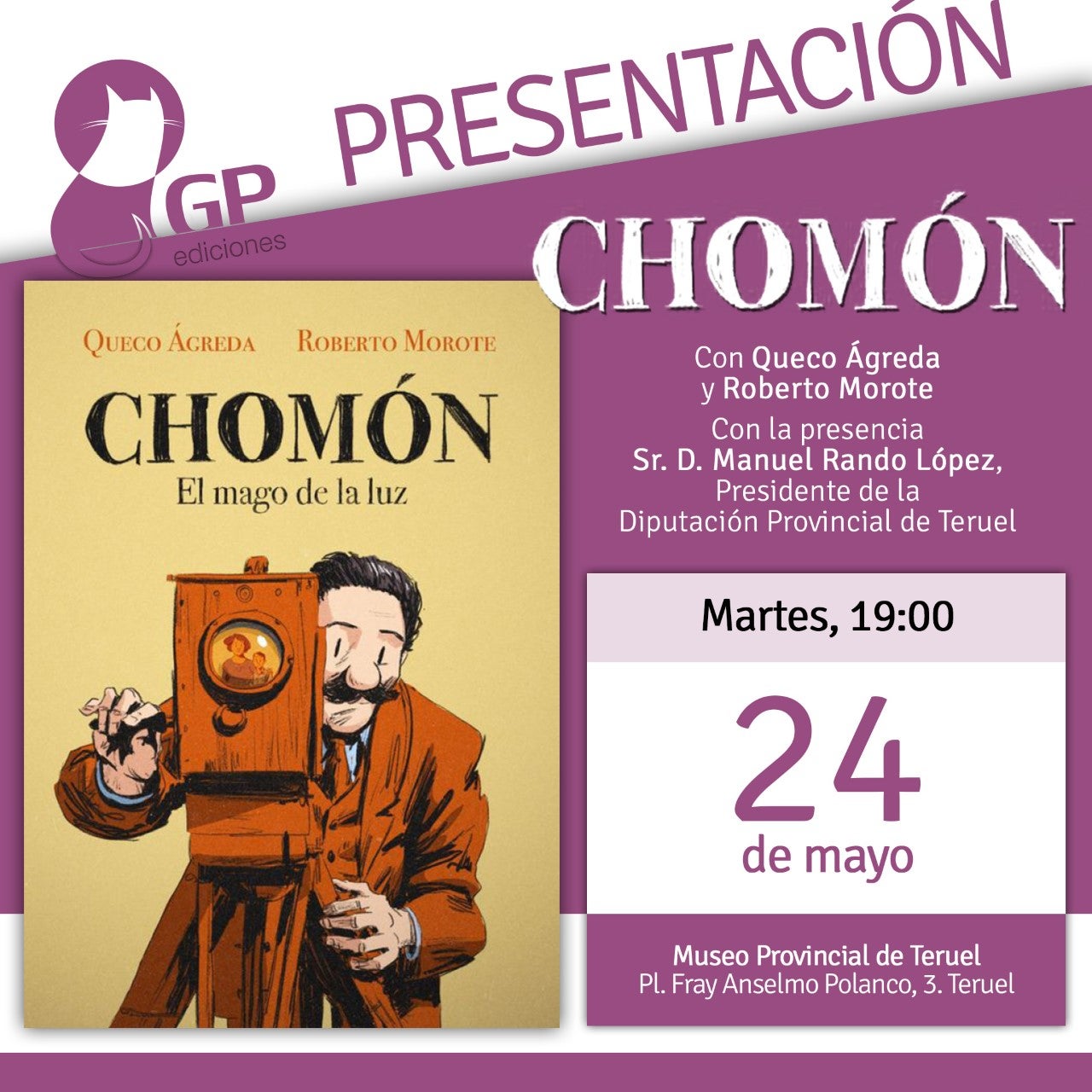 El IET presenta "Chomón. El mago de la luz" El IET presenta "Chomón. El mago de la luz"