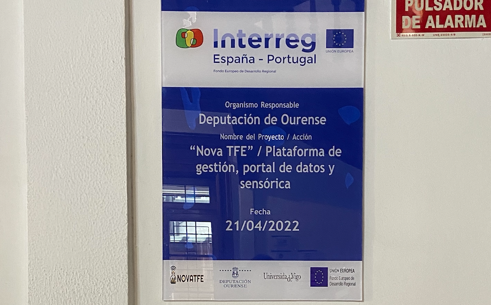 Instalación de sensores dentro do proxecto "Nova TFE" Instalación de sensores dentro do proxecto "Nova TFE"