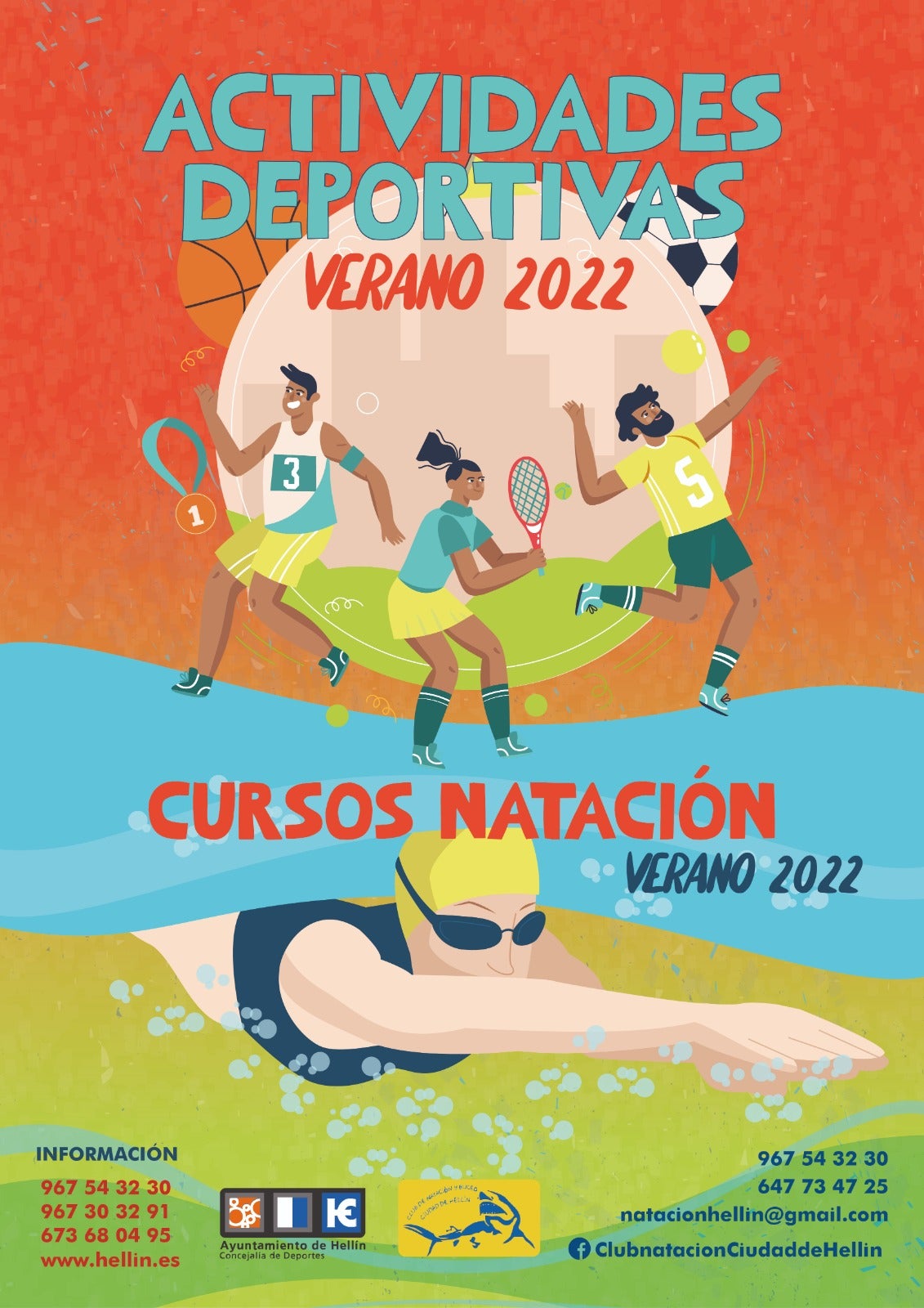 Hellín anima a disfrutar de un verano cargado de actividades deportivas Hellín anima a disfrutar de un verano cargado de actividades deportivas
