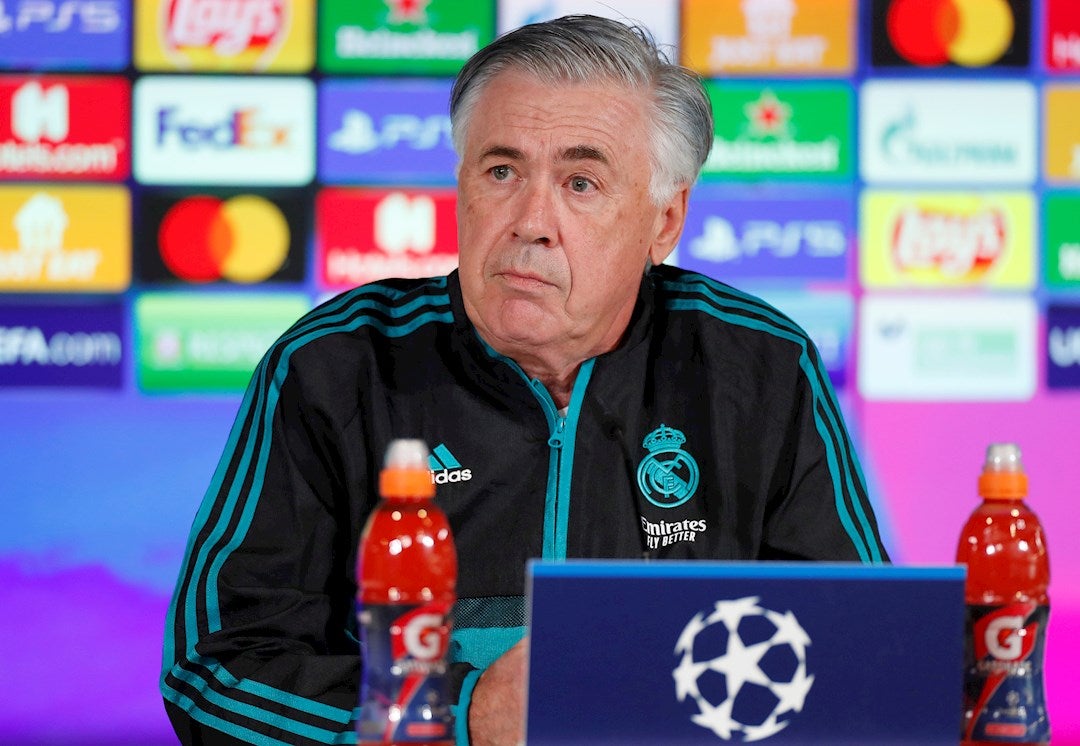 Carlo Ancelotti: "Jugar la quinta final en ocho años es un éxito muy grande para el Real Madrid" Carlo Ancelotti: "Jugar la quinta final en ocho años es un éxito muy grande para el Real Madrid"
