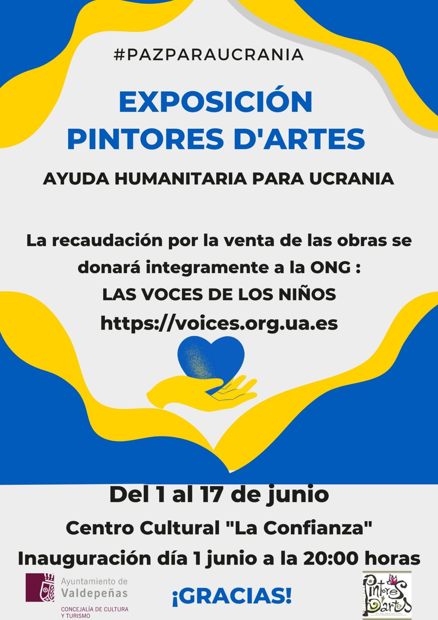 Pintores D´Artes recaudarán fondos con sus cuadros para ayudar a los niños de Ucrania Pintores D´Artes recaudarán fondos con sus cuadros para ayudar a los niños de Ucrania