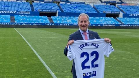 Jorge Mas, nuevo presidente del Real Zaragoza