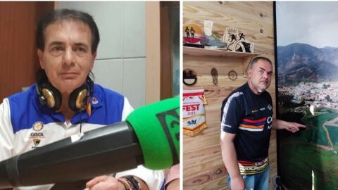 Gaspar Zamora y el presidente del Club Deportivo Alumbres Sport, Francisco Hernández Cuadro Gaspar Zamora y el presidente del Club Deportivo Alumbres Sport, Francisco Hernández Cuadro