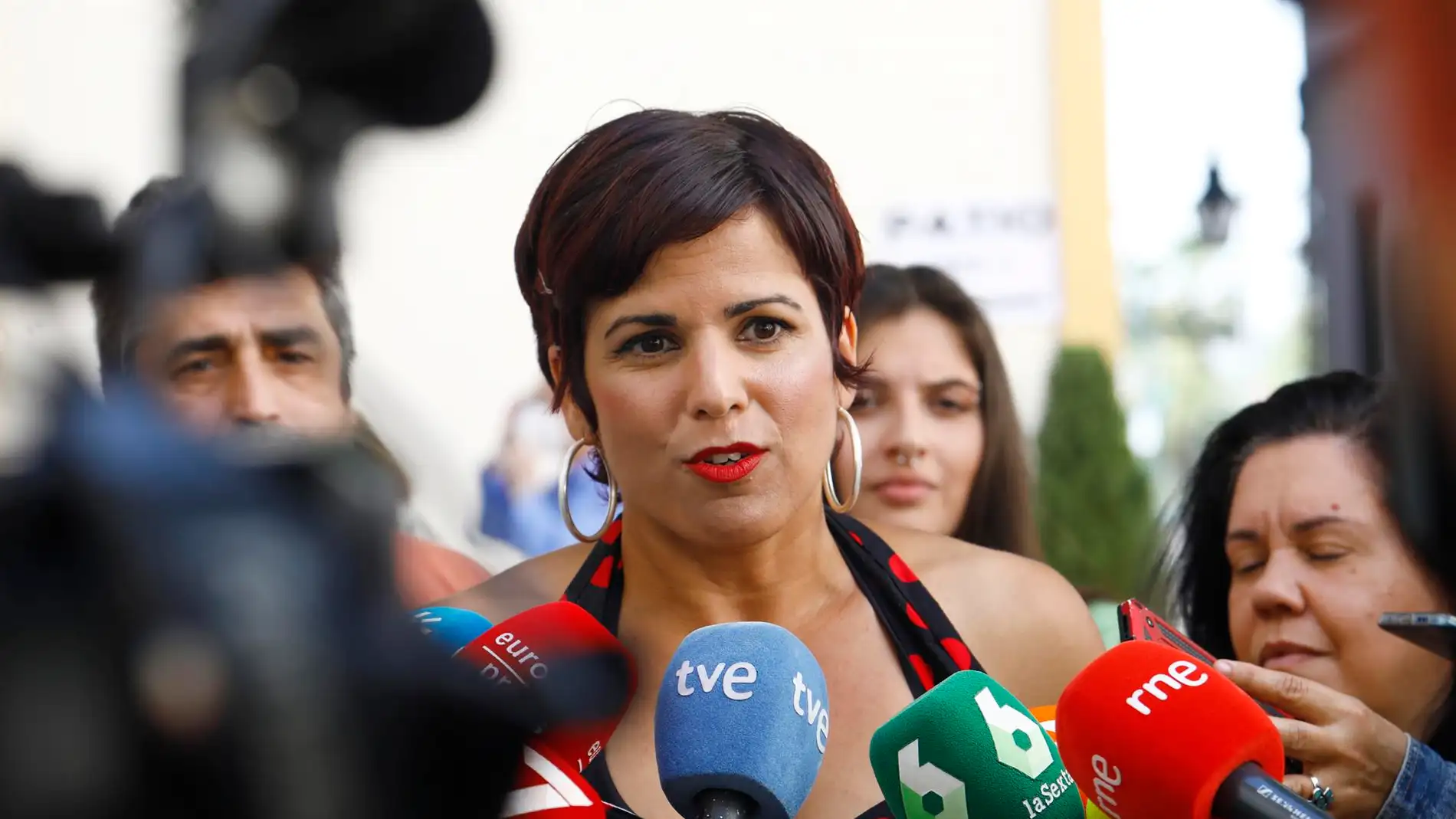 La líder de Adelante Andalucía, Teresa Rodríguez