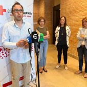 José Antonio Medina, en la jornada de Cruz Roja