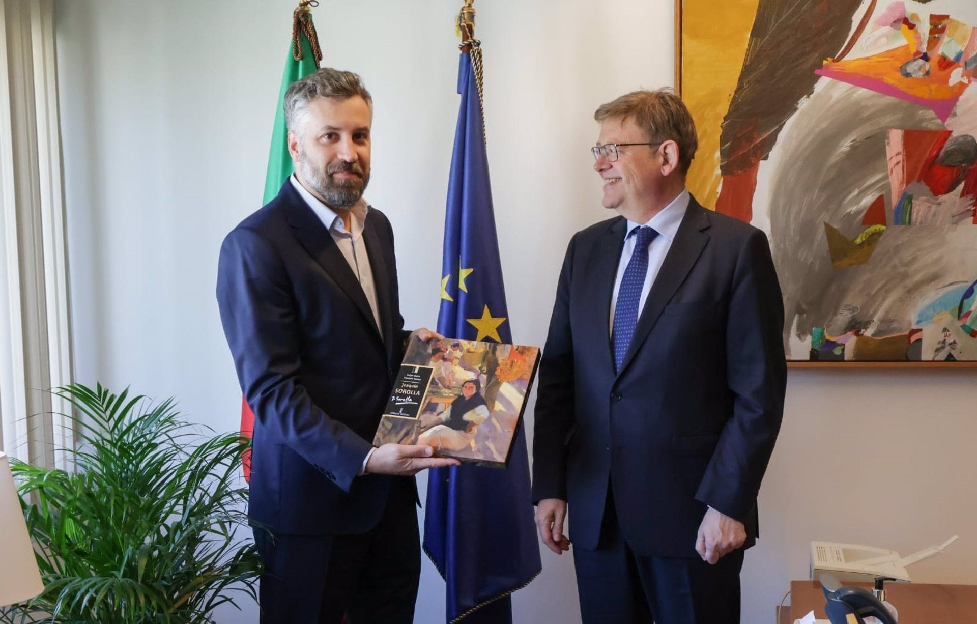 Puig apoya en Portugal la conexión entre Huelva y el Algarve por el Corredor Mediterráneo: "Solo faltan 100 kilómetros" Puig apoya en Portugal la conexión entre Huelva y el Algarve por el Corredor Mediterráneo: "Solo faltan 100 kilómetros"