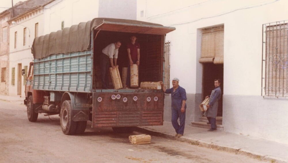 Antiguo camión de Quesos García Baquero