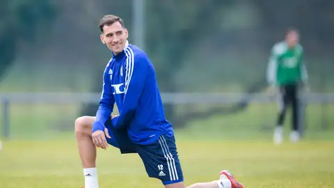 Dani Calvo, futbolista del Real Oviedo Dani Calvo, futbolista del Real Oviedo