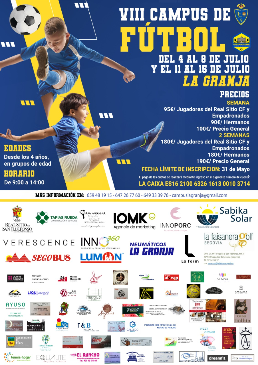 El Real Sitio prepara su VIII campus veraniego El Real Sitio prepara su VIII campus veraniego