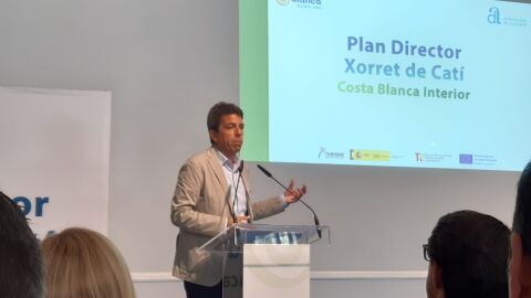 El presidente de la Diputación, Carlos Mazón en la presentación de esta mañana El presidente de la Diputación, Carlos Mazón en la presentación de esta mañana