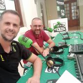Julio Rodríguez y Miguel González en el Cortijo de Miraflores