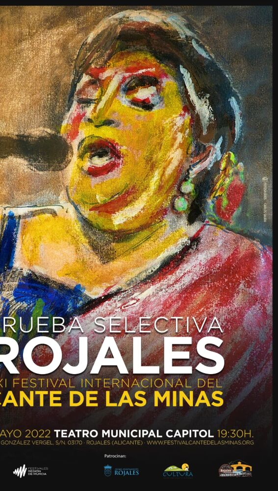 El cartel de la 61 edición rinde un homenaje a la cantaora, Encarnación Fernández, cuyos orígenes familiares se sitúan en Rojales