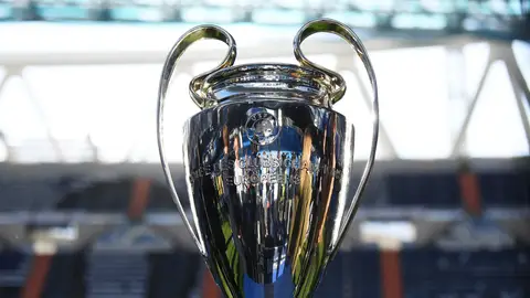 Imagen del trofeo de la Champions League.