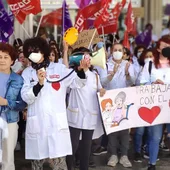 Concentración trabajadoras Ayuda a Domicilio de la provincia de Ciudad Real Concentración trabajadoras Ayuda a Domicilio de la provincia de Ciudad Real