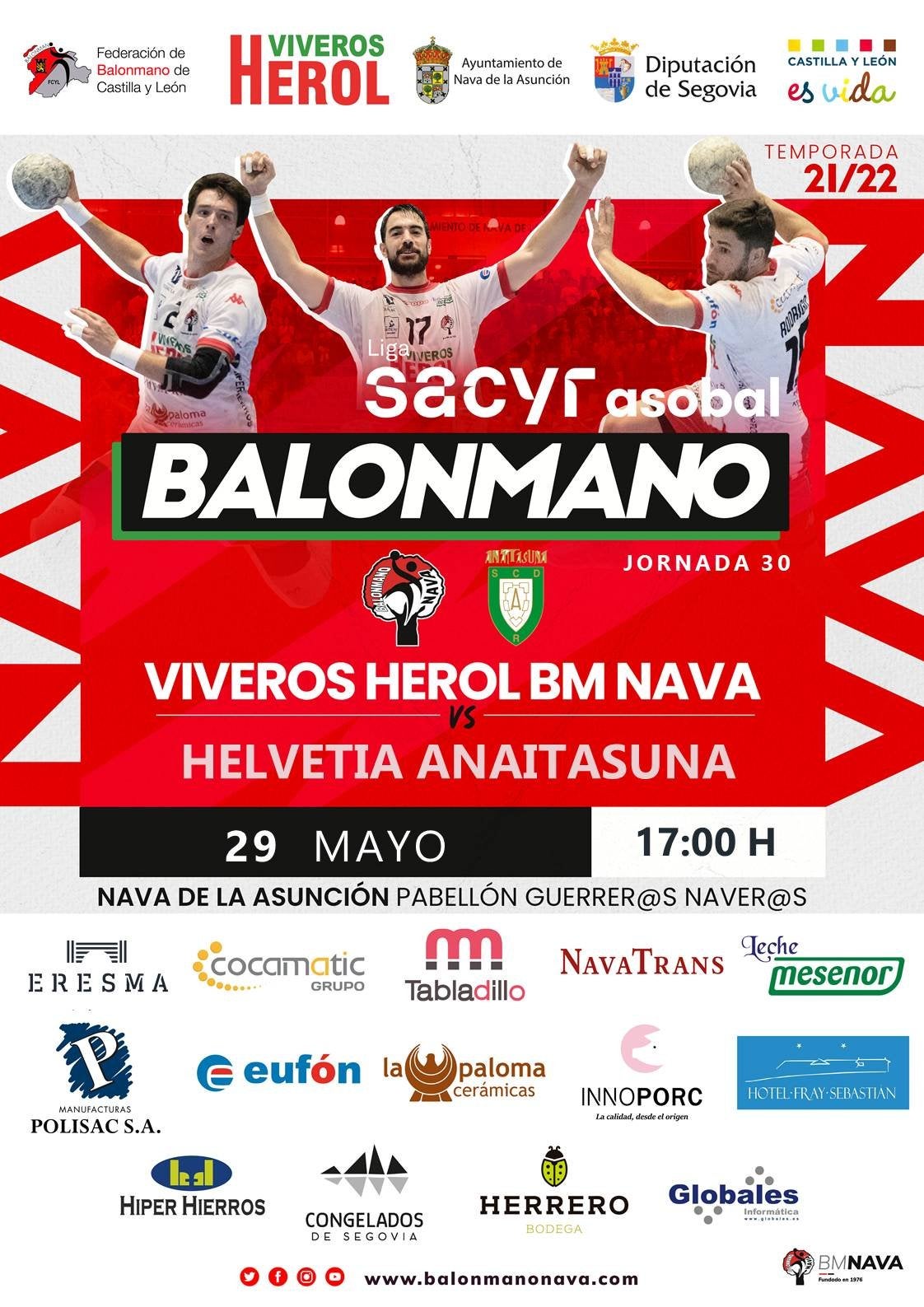 Sorteo entradas para el partido del Balonmano Nava Sorteo entradas para el partido del Balonmano Nava