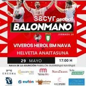 Sorteo de 2 entradas dobles para el partido del Balonmano Nava
