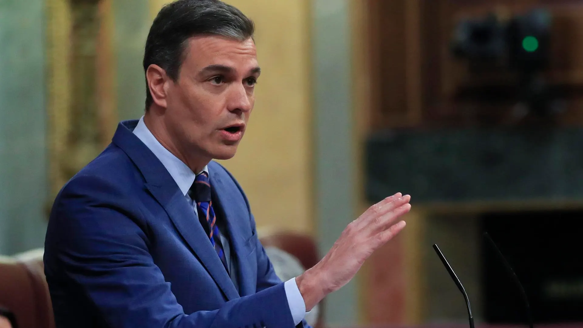 Pedro S&aacute;nchez, en el Congreso de los Diputados.