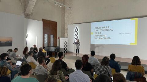 Presentación del estudio del Consell Valencià de la Joventut sobre salud mental.