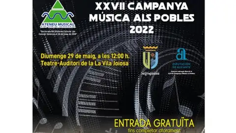 Concierto homenaje a José Lloret Mayor, 'Pepet'. Concierto homenaje a José Lloret Mayor, 'Pepet'.