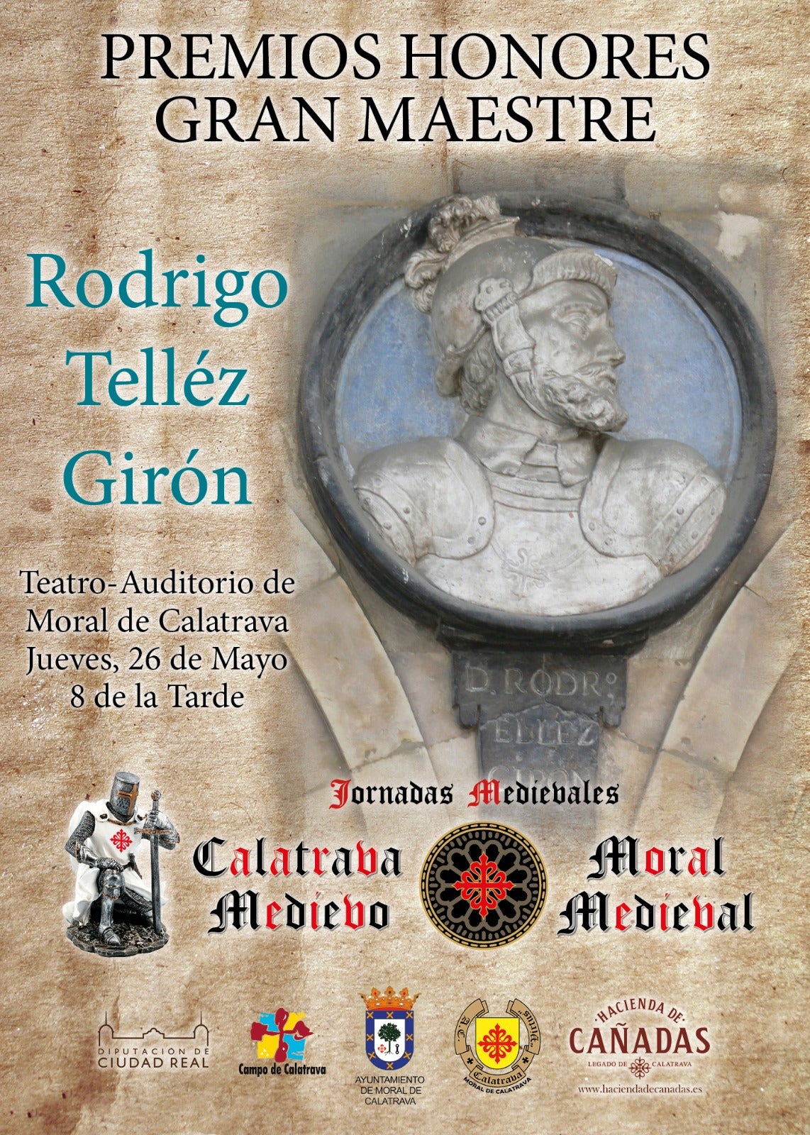 Esta tarde se entregan los reconocimientos Honores Gran Maestre Esta tarde se entregan los reconocimientos Honores Gran Maestre