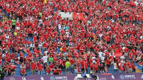 El Rico Pérez se teñirá de grana otra vez. Aficionados del Real Murcia