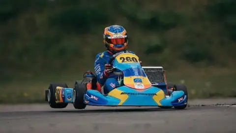 Nacho Tuñón, piloto de karts asturiano Nacho Tuñón, piloto de karts asturiano