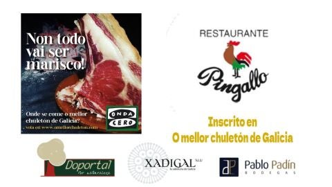 Pingallo, inscrito en O Mellor Chulet&oacute;n