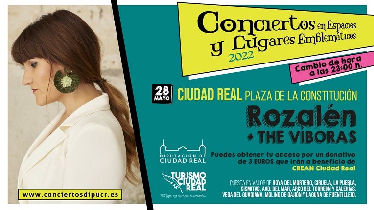 Rozalén llega el sábado a Ciudad Real con el estreno de dos nuevas canciones Rozalén llega el sábado a Ciudad Real con el estreno de dos nuevas canciones
