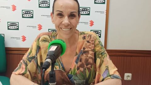 Eva Masías, en los estudios de Onda Cero