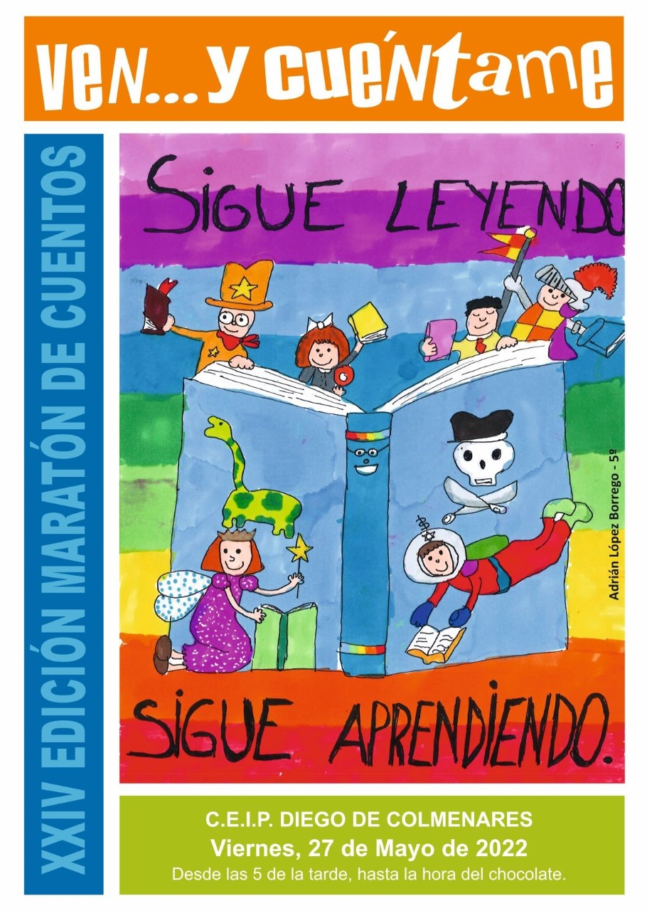 El CEIP Diego de Colmenares celebra hoy el XXIV Maratón de Cuentos con formato presencial El CEIP Diego de Colmenares celebra hoy el XXIV Maratón de Cuentos con formato presencial