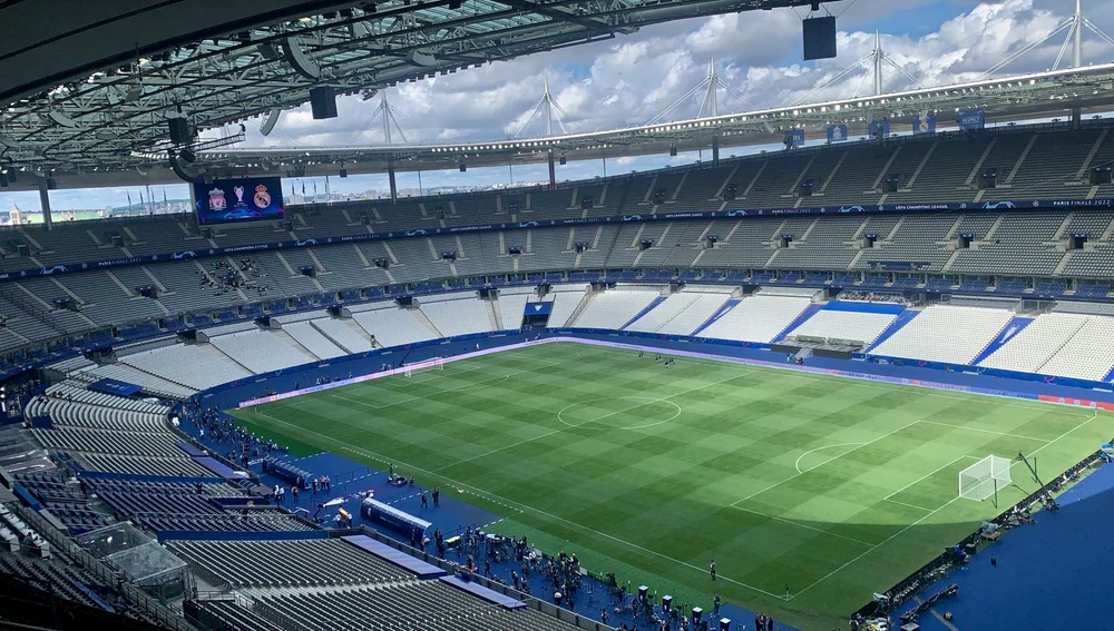 Interior del Stade de France de París